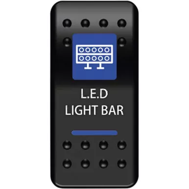 Polaris General Dash Mount LED Lightbar Rocker Switch by Moose