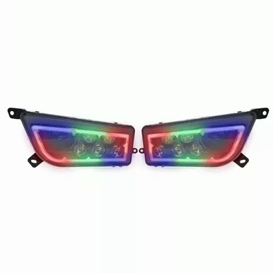 Polaris General Extreme RGB LED Headlight - BT Controlled by Metra Electronics