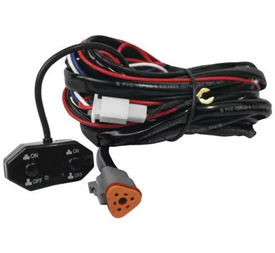 Polaris General Hi-Intensity Driving Light Harness Single by DragonFire Racing