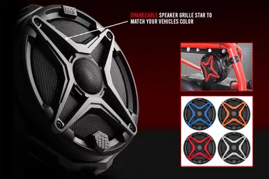 Polaris General Interchangeable Color Grilles 8" Speaker (1 Pair) by SSV Works