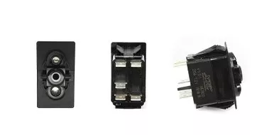 Polaris General On-Off Spst Carling Rocker Switch With Blue Top And Bottom Led by XTC Power Products