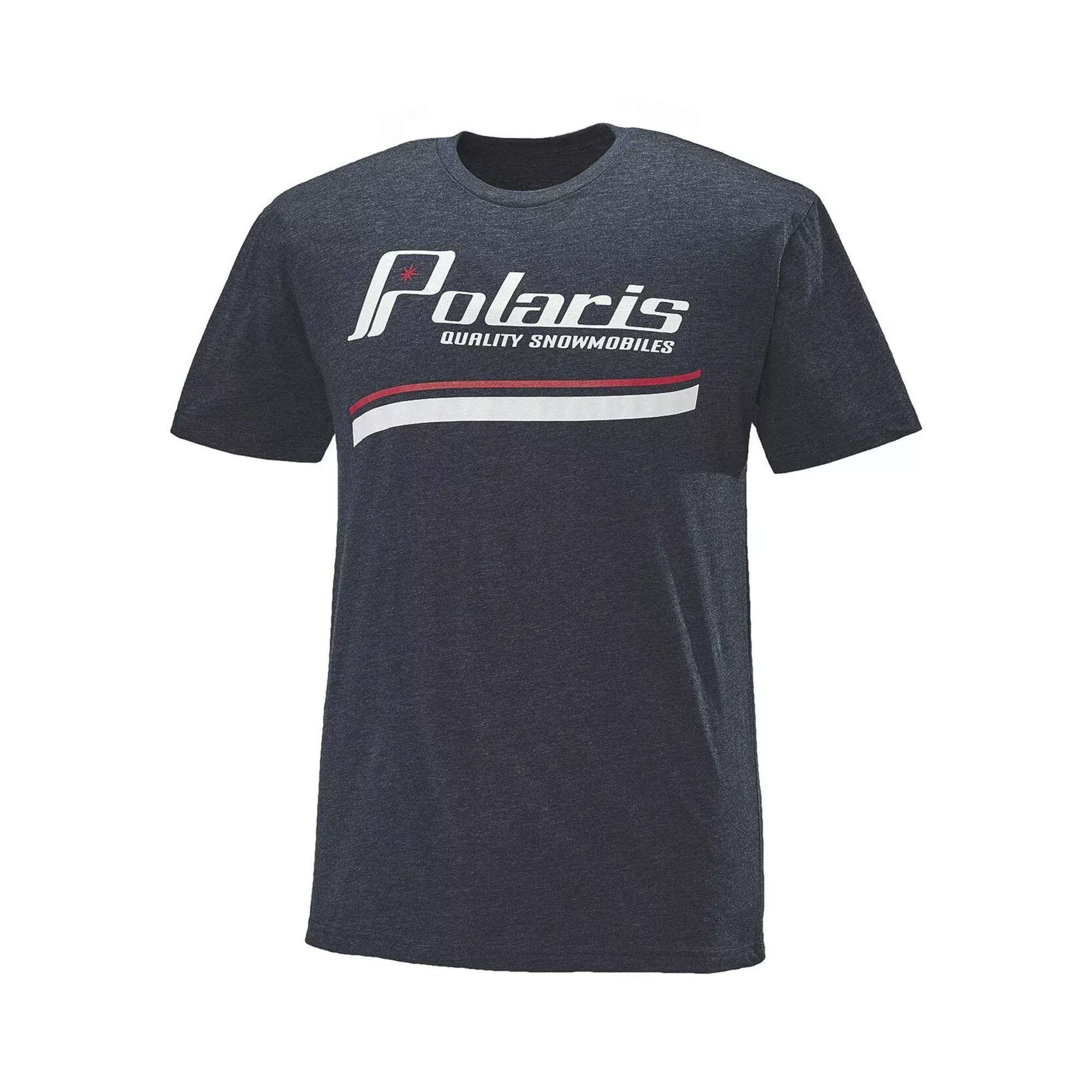 Polaris Snowmobile Men’S Heritage T-Shirt Logo – M Navy