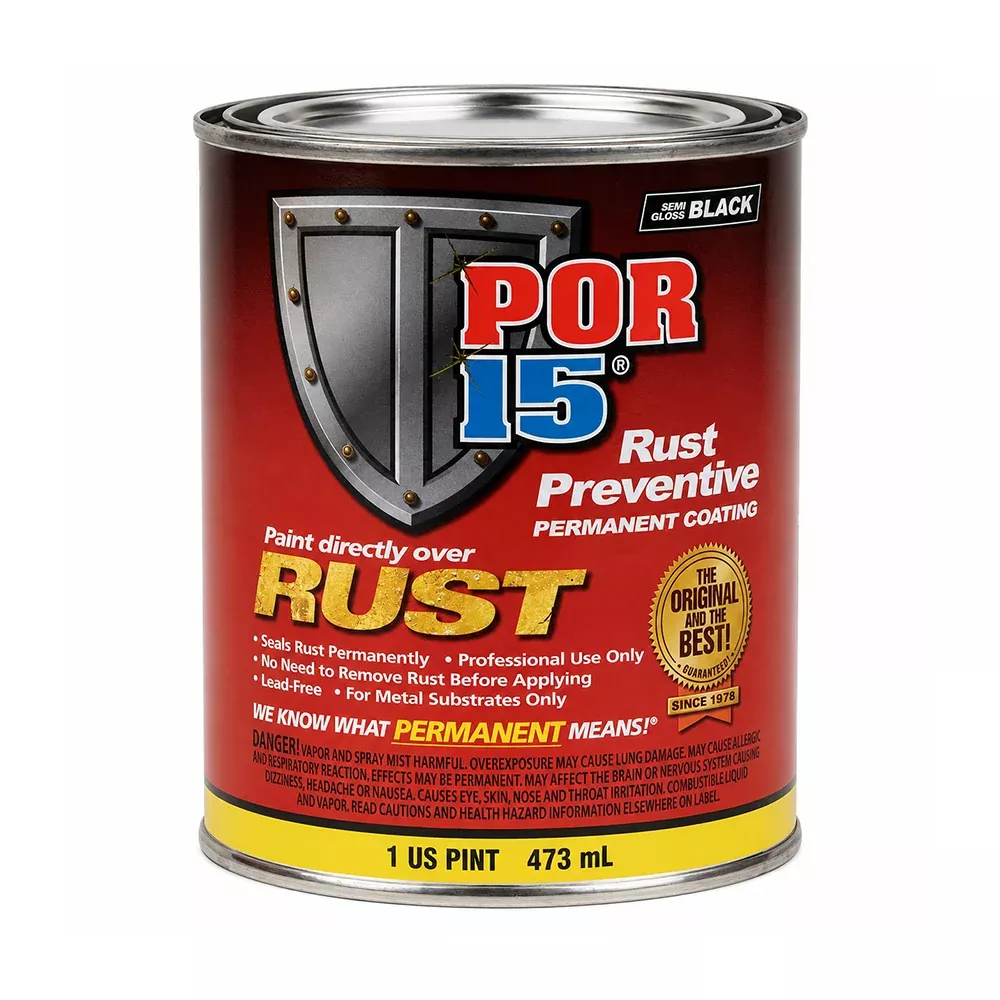 POR-15 Rust Preventive Paint Semi-Gloss Black 473ml