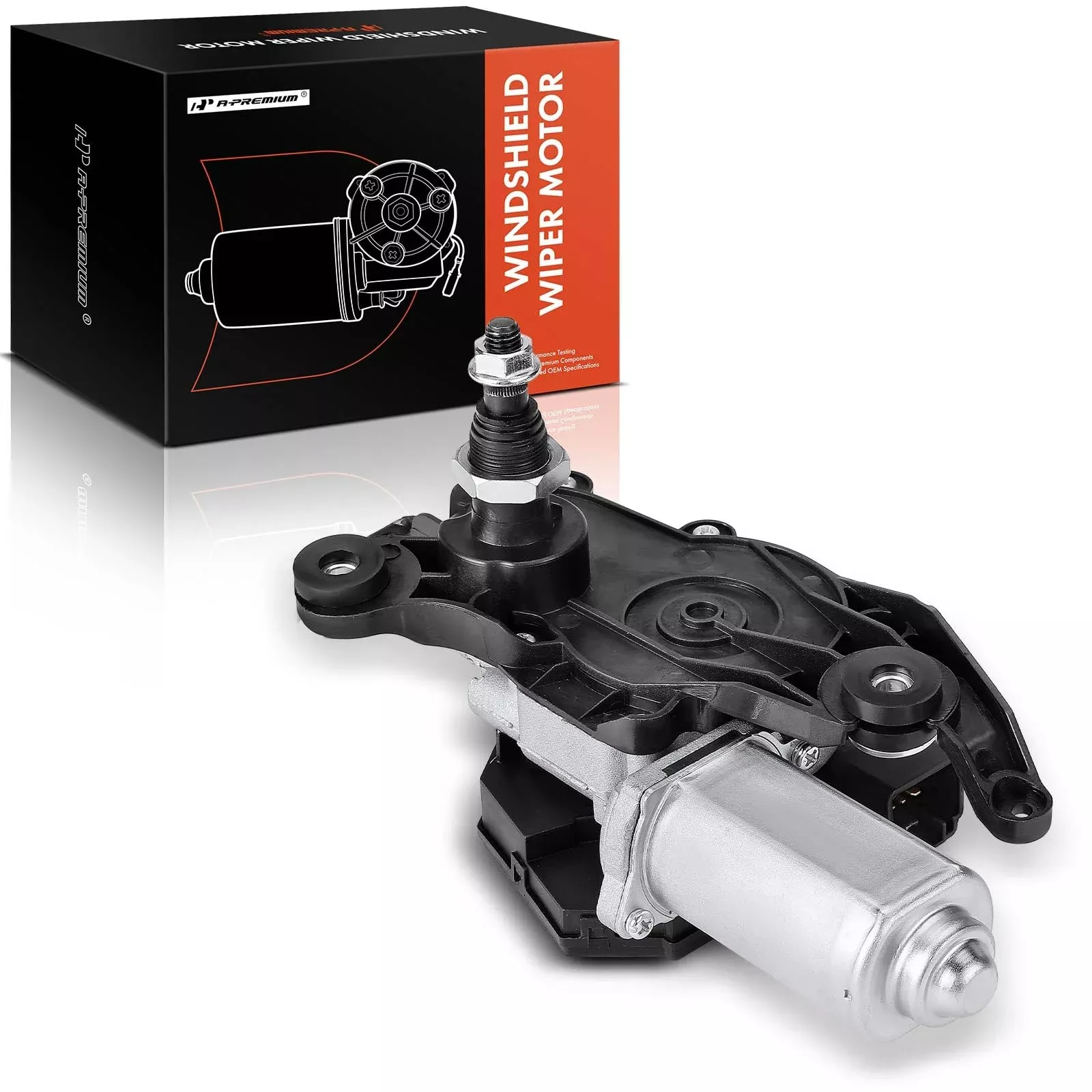 A-Premium Rear Windshield Wiper Motor for Ford Escape 2008-2012, Mazda Tribute 2008-2011, Mercury Mariner 2008-2011, 8 Pins