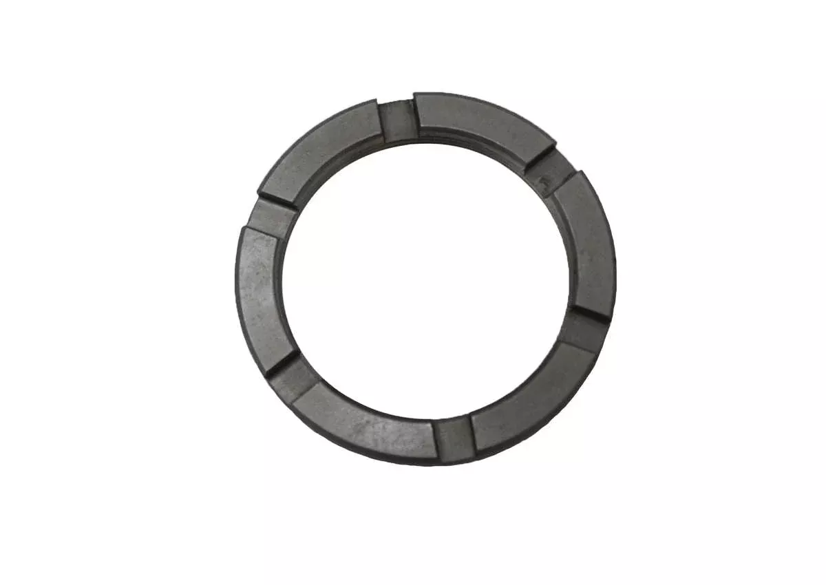QU40036 2" ID 6 Slot Front or Rear Spindle Nut for Chevy, Ford, and GMC