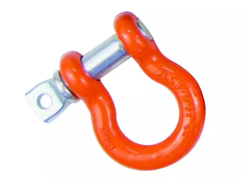 QU56100 Mile Marker 5/8″ Orange Powder Coated Shackle