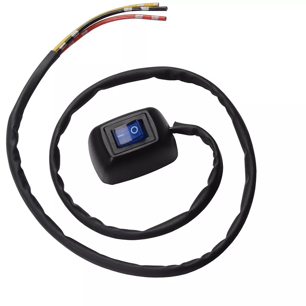 Quentacy Rocker Toggle Switch Dc12V/10A 24V/5A Spst On-Off Wired Led Paste Diy Switch For Car Boat Marine Truck Rv