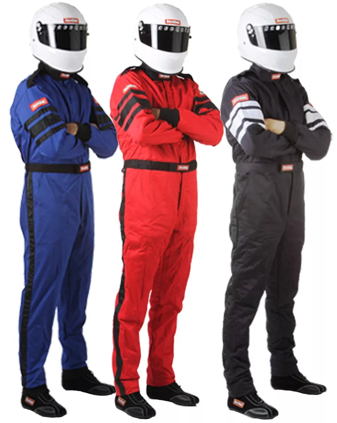 Racequip Racing Driver Fire Suit One Piece Multi Layer Sfi 3.2A/ 5 Black Medium 120003