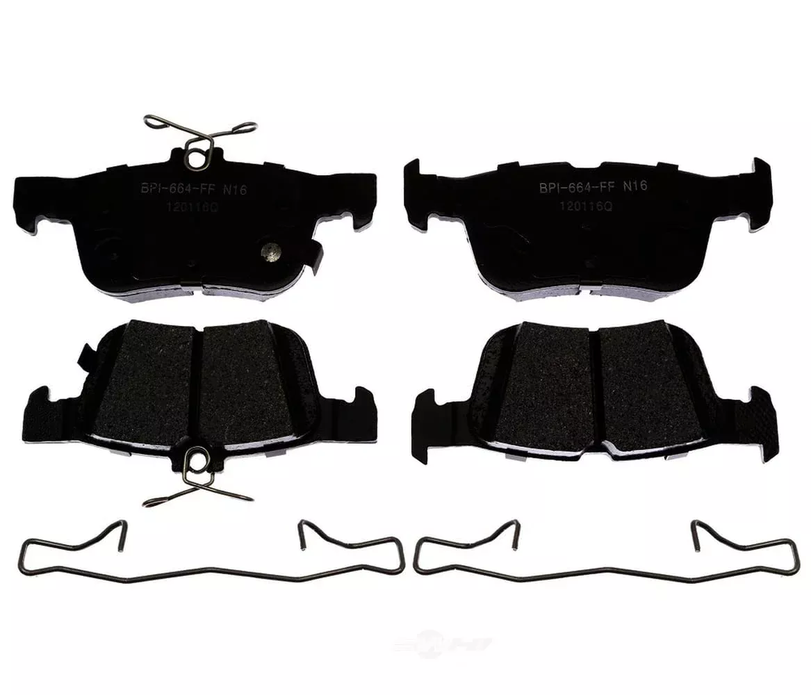 Raybestos Mgd1665Ch Reliant Ceramic Brake Pad Set, 1 Pack