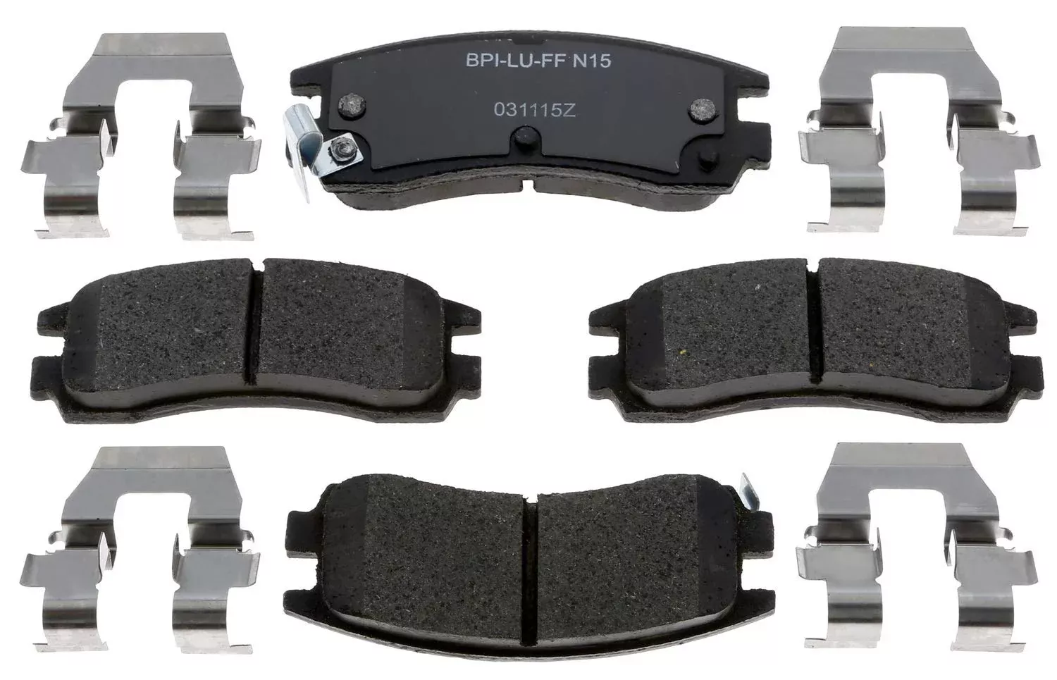 Raybestos R-Line Replacement Rear Ceramic Disc Brake Pad Set For Select Buick, Cadillac, Chevrolet, Oldsmobile, Pontiac, Saturn