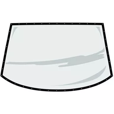 Rear Window ABC Molded .093 w/BLK Border Coated