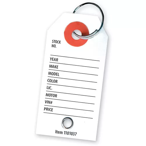 Reinforced Paper Key Tags