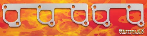 Remflex 6014 Exhaust Header Gaskets - 96-07 Dodge Viper 8.0L V10 Engine Pair