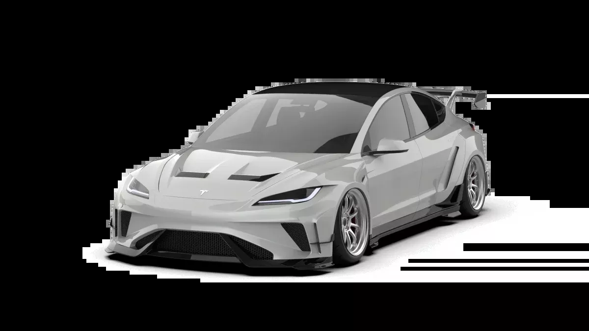 ROBOT CRAFTSMAN “HACKER” Widebody Full Complete Kit for Tesla Model 3 Highland / Performance 2024-ON | Carbon Fiber / FRP
