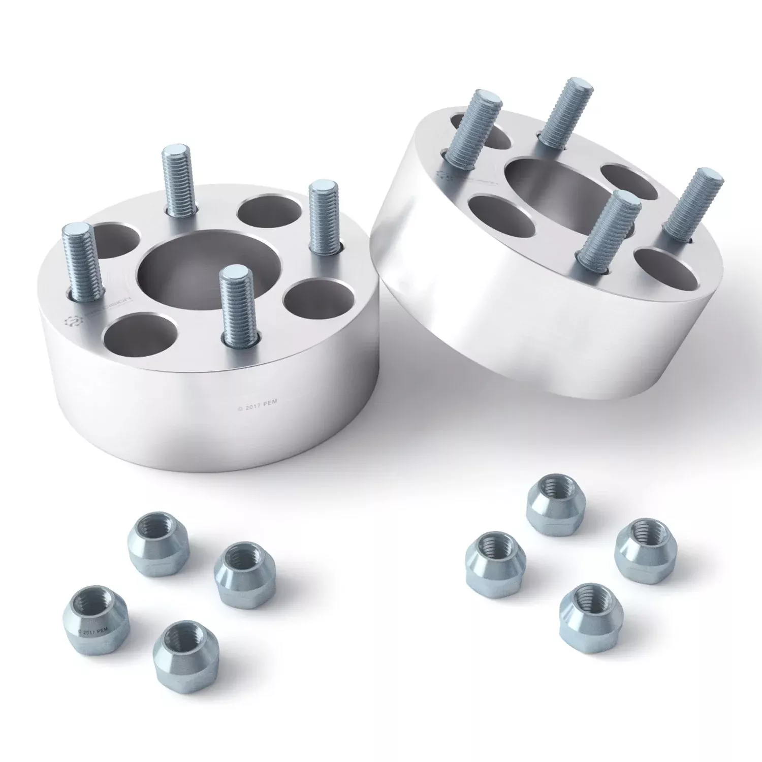 Rocktrix 2 Inch Wheel Spacers (4X4 Bolt Pattern, 68.5Mm Bore, 12X.1.25 Studs, Cone Seat Nuts) Compatible With Yamaha Golf Carts