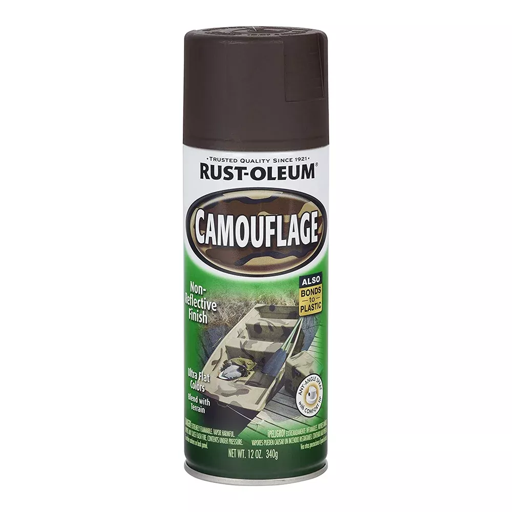 RUST-OLEUM Camouflage Spray 340g Aerosol Ultra Flat Earth Brown