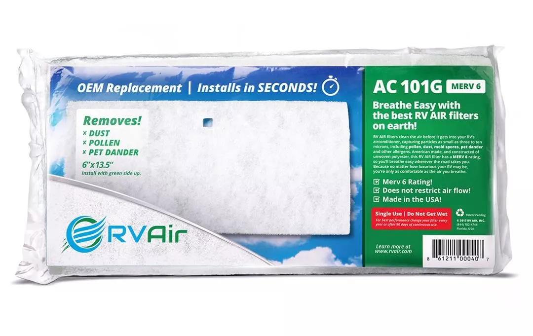 Rv Air Rv Ac Filter - Air Conditioner Replacement Filters - Travel Trailer Accessories - Air Cleaner For Camper - Rv Ac Vent Fil