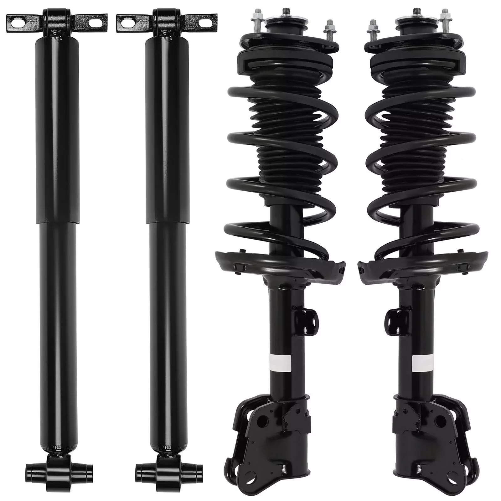 Scitoo – 2Pcs Front Complete Struts Spring Assembly + 2Pcs Rear Shock Absorbers Fits 2009-2015 For Honda Pilot Full Set Front Rear Complete Struts With 172648 37339 – Set Of 4
