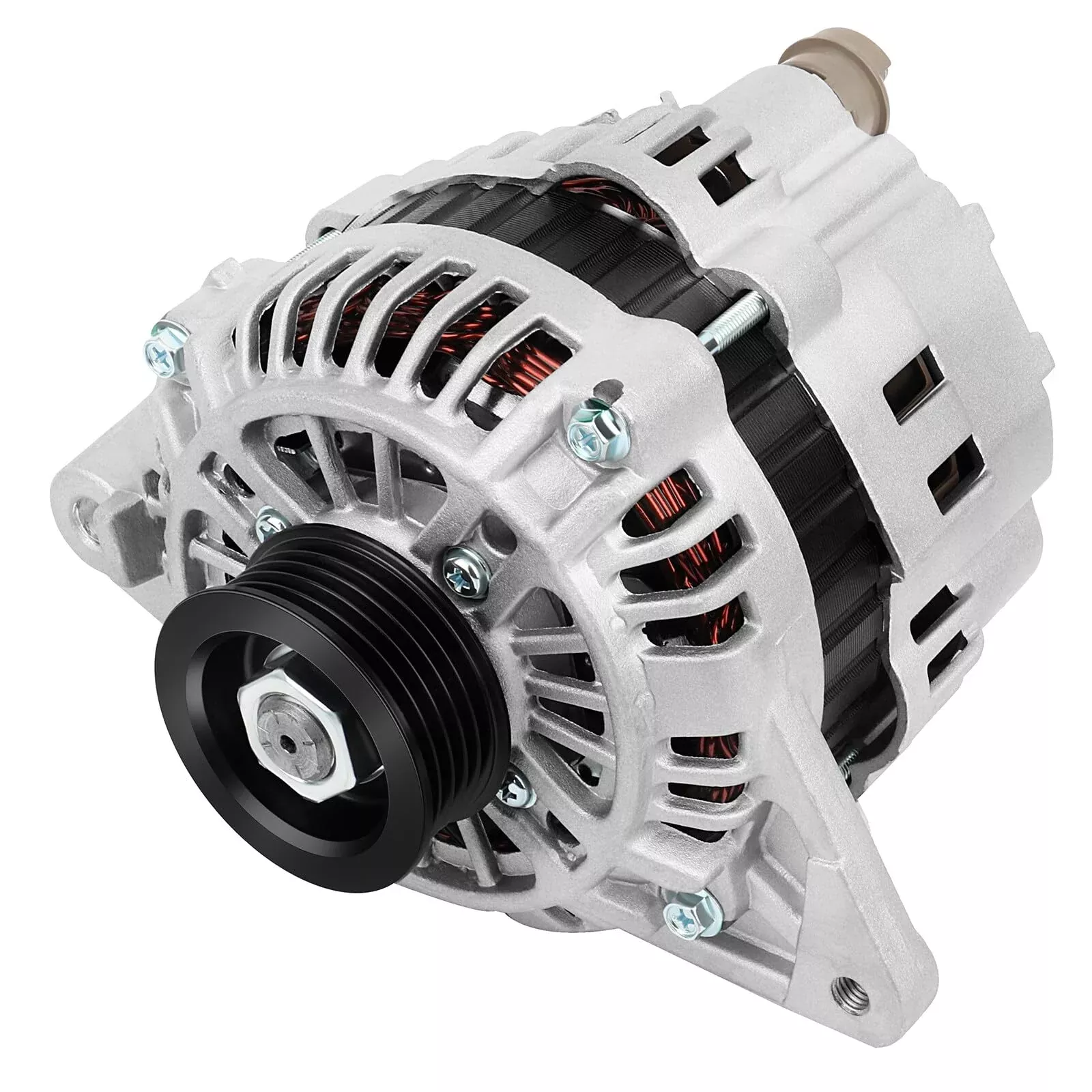 Scitoo New Alternator 90Amp 5-Wire Replacement For Mitsubishi For Eclipse 2000-2005,For Mitsubishi For Galant 1999,For Mitsubishi For Mirage 2000-2002 13840 13840N