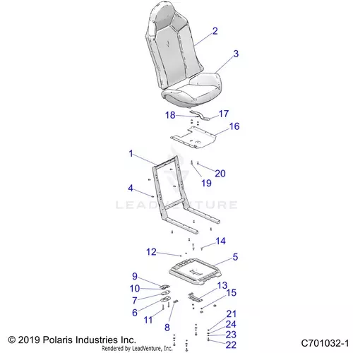 Seat Base, Part 5450170