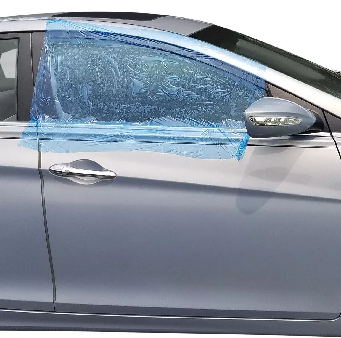 SELF ADHESIVE BLUE CRASH WRAP 0.6M x 100M x 80mic