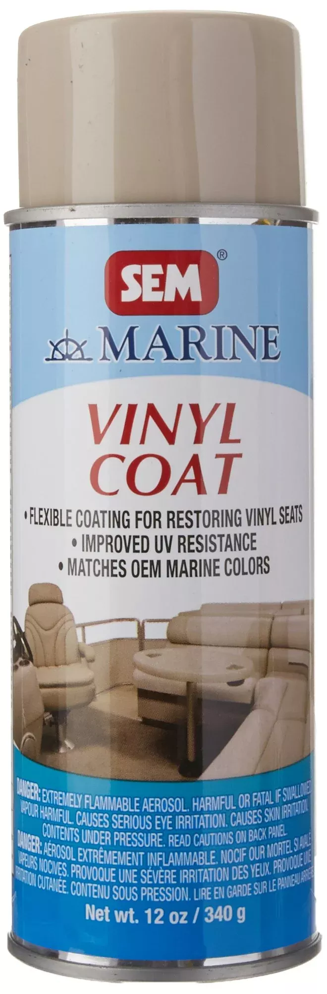 Sem M25123 Carver Dade Bisque Marine Vinyl Coat – 12 Oz.