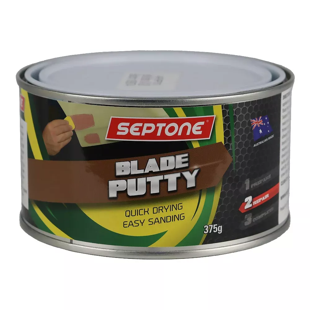 SEPTONE Quick Dry Automotive Blade Putty Nitrocellulose Based Filler 375g Tin