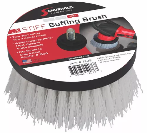 Shurhold Ind Stiff Brush For Dual Action Polishe 3205