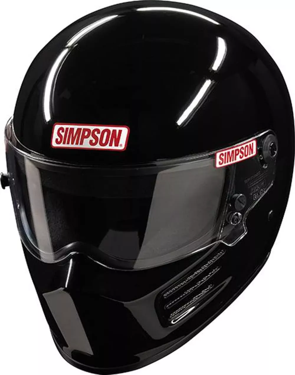 SIMPSON Bandit 2020 Medium Black Helmet - Plastic, Model 7200022