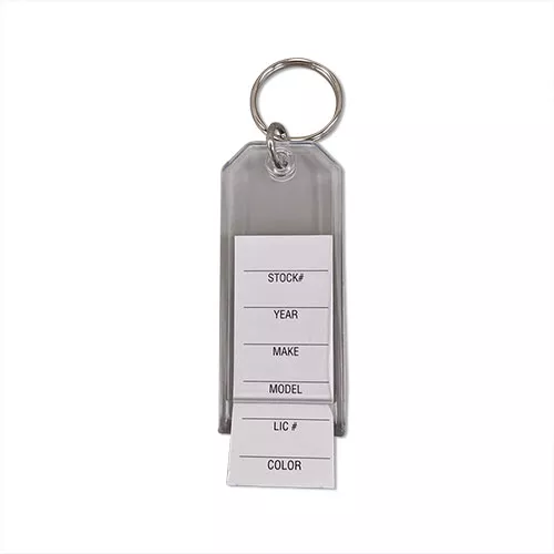 Slip-Slot Plastic Key Tags
