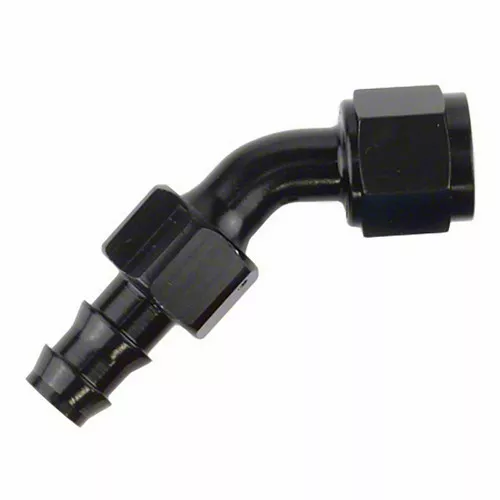 Speedfx -8an X 45Blk Push-on Hose End 520845BK