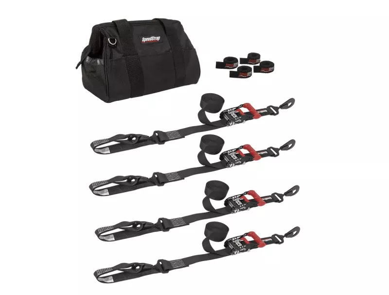 SpeedStrap 1 1/2In UTV Tie-Down Kit – Black