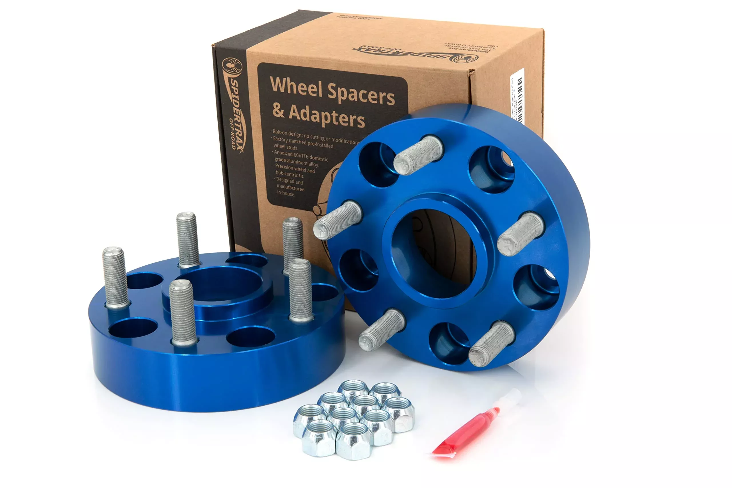 Spidertrax Whs024 Blue Wheel Spacer Kit