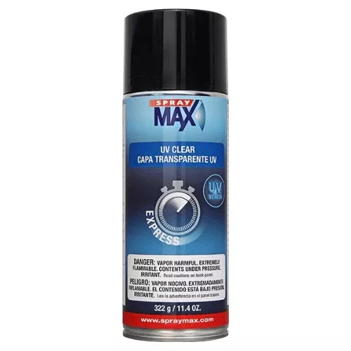 SprayMax 3680059 1K UV Curing Clear Coat, 11.4 oz