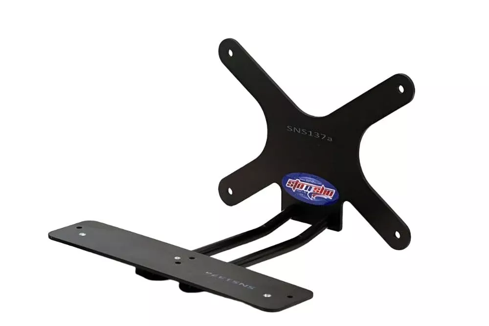 Sto N Sho Front License Plate Bracket Compatible With 2021-2024 Dodge Durango/2018-2020 Dodge Durango With Srt Front End With Adaptive Cruise (Sns137A)