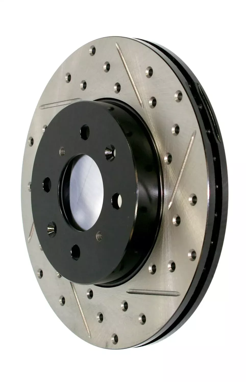 Stoptech 127.45087R Sport Drilled/Slotted Brake Rotor (Rear Right), 1 Pack