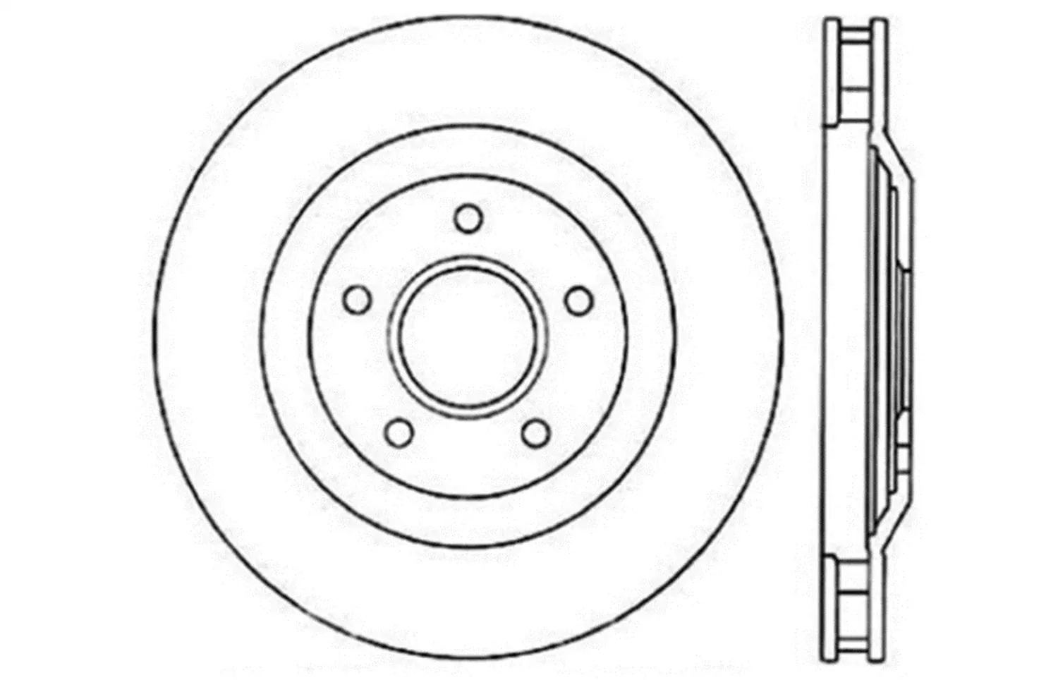 Stoptech 127.62060R Front Right Sport Drilled/Slotted Brake Rotor