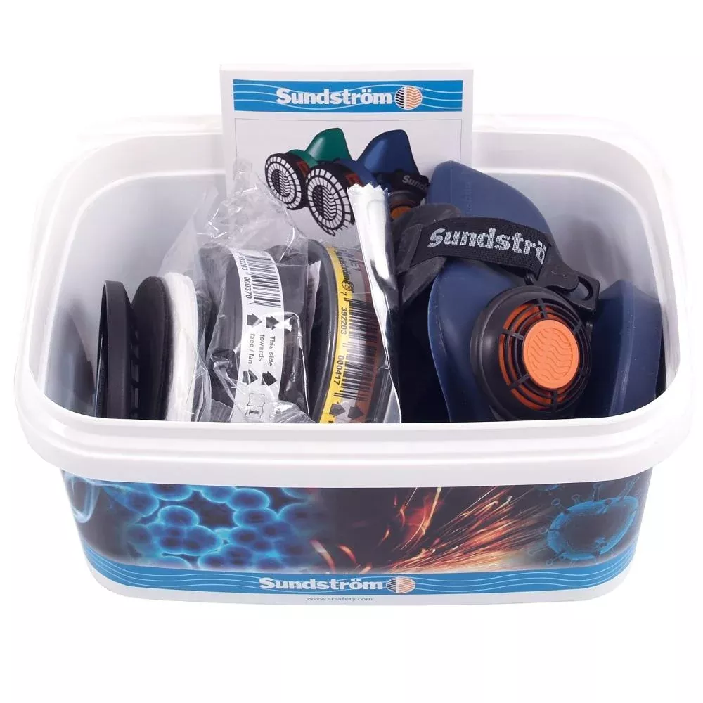 SUNDSTROM Half Face Respirator Pro Kit SR100 w/ 315 ABE1 Gas Filter
