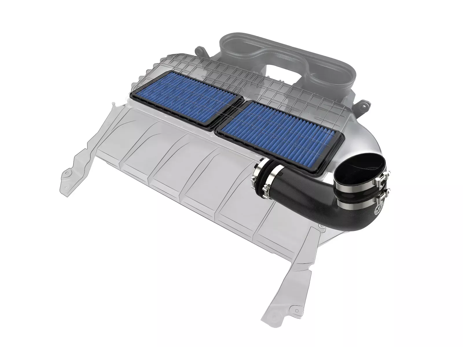 Super Stock Carbon Fiber Induction System w/ Pro 5R Filters