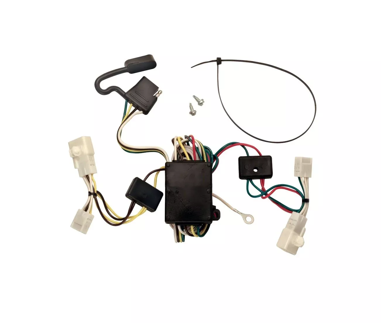 Tekonsha 118308 T-One T-Connector Harness, 4-Way Flat, W/Converter, Compatable With 2002-2006 Toyota Camry Black