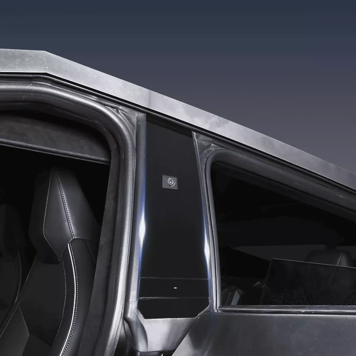 Tesla Cybertruck B & C Pillars & Door Buttons Wrap