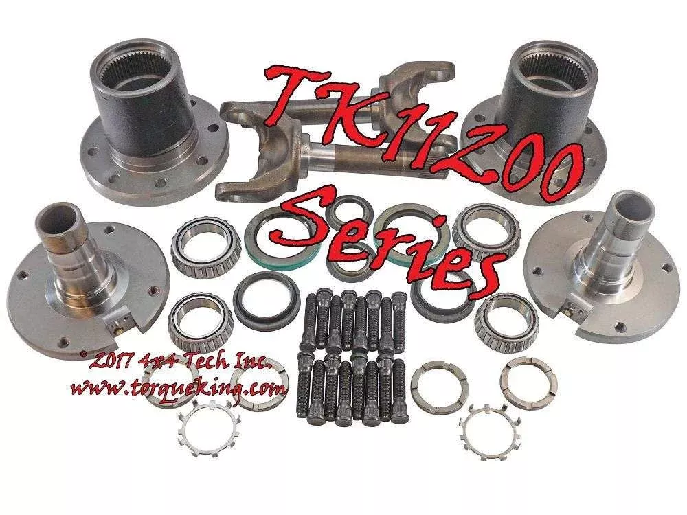 TK11251 2009 Dynatrac Free-Spin Kit with Warn Premium Bronze Dial Lock Out Hubs