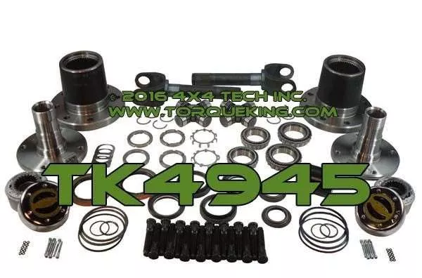 TK4945 12-18 Master Front Free-Spin Kit with WARN Lockout Hubs & Install Tools