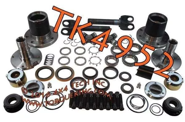 TK4952 10-11 Master Front Free-Spin Kit with DynaLoc Lockout Hubs & Install Tools