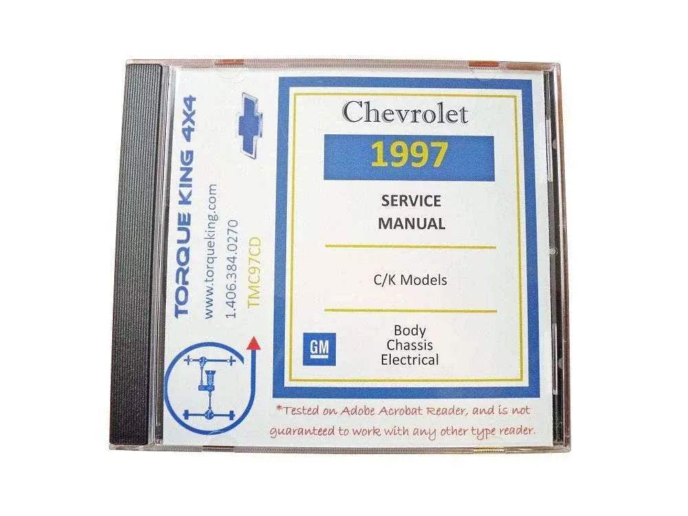 TMC97CD 1997 GM Shop Manual on CD