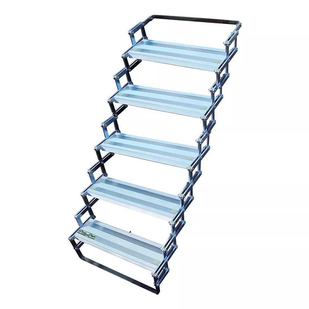 Torklift A7505 Glow Step – 5-Step Aluminum RV Step System, Durable & Lightweight