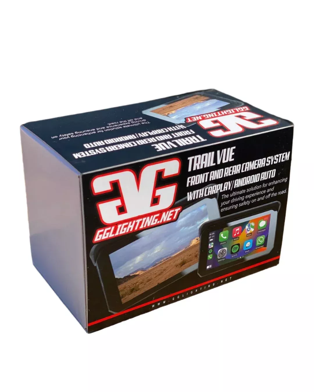 TrailVue Front and Rear Camera System with Carplay/Android Auto