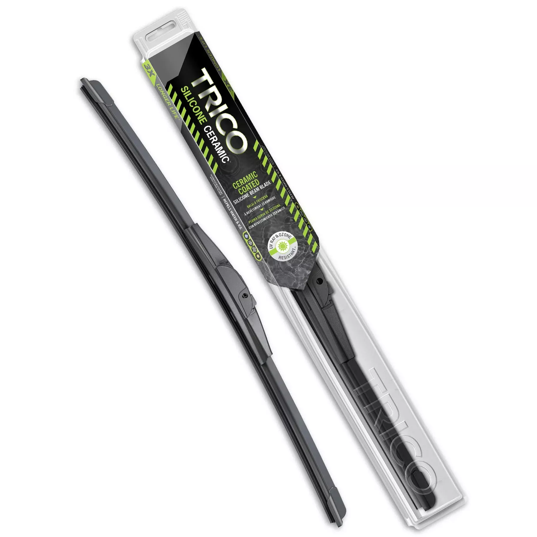 Trico Silicone Ceramic 26 Inch Automotive Replacement Windshield Wiper Blade, Ceramic Coated Silicone Super Premium All Weather