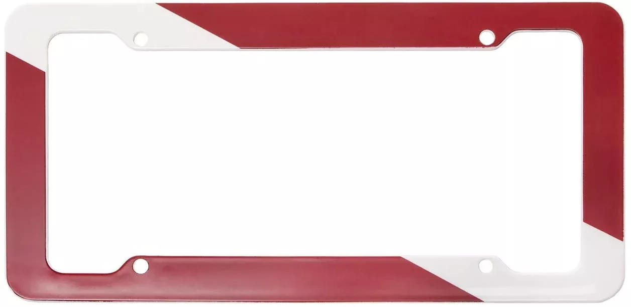 Trident Dive Flag Scuba Diving License Plate Frame – Durable Plastic, Eye-Catching Design