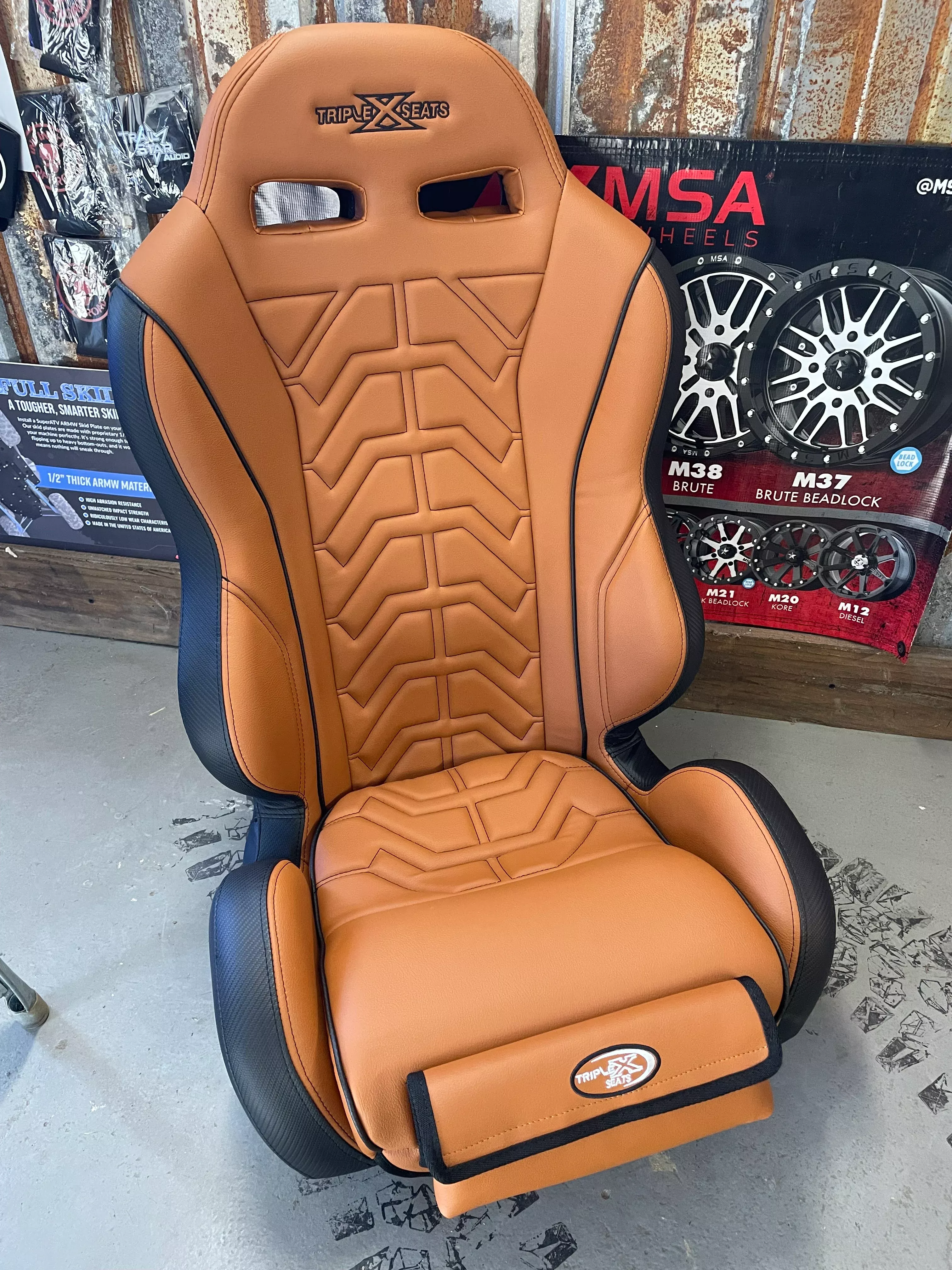 TRIPLE X Seats TAN/BLACK PRO XP/ TURBO R / PRO R